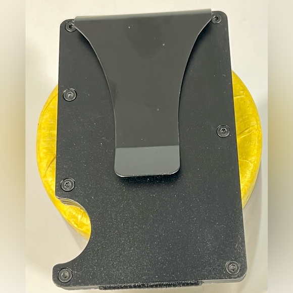 Custom Hydro Dipped KANAS CITY RFID Blocking Metal Wallet w/ Money Clip - Picture 2 of 3